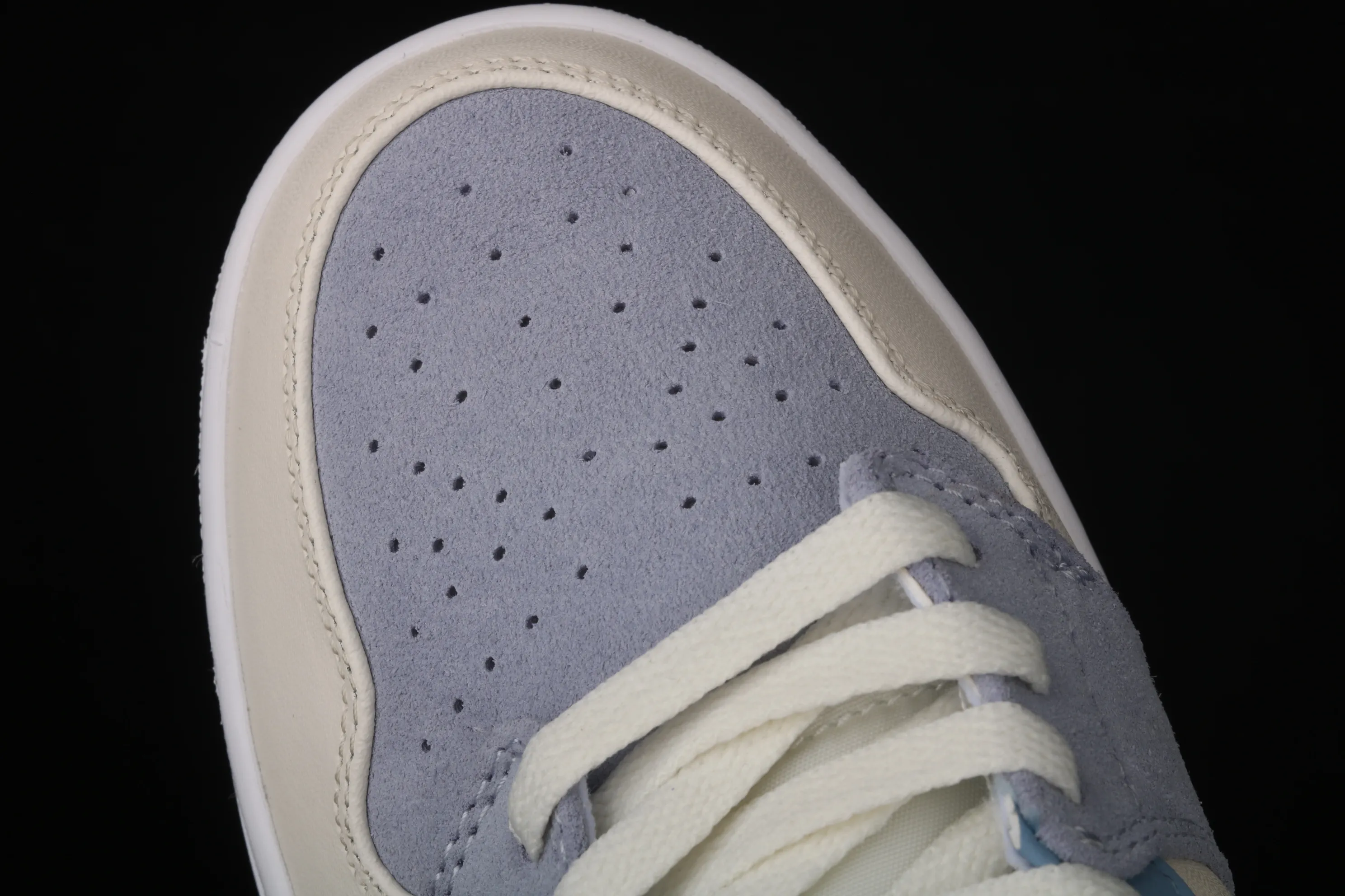 All categories Air Jordan Jordan series basketball shoes Air Jordan 1 Mid Air Jordan 1 Mid AJ1 Joe 1 China suede splicing blue DA4666-100